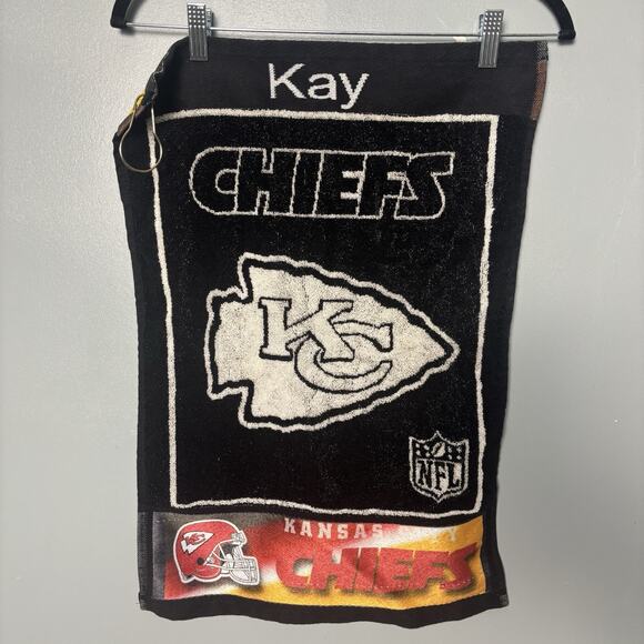 2-Pack Kansas City Chiefs Golf Grill Tailgate Towels Red Friday Arrowhead KC - Picture 2 of 10